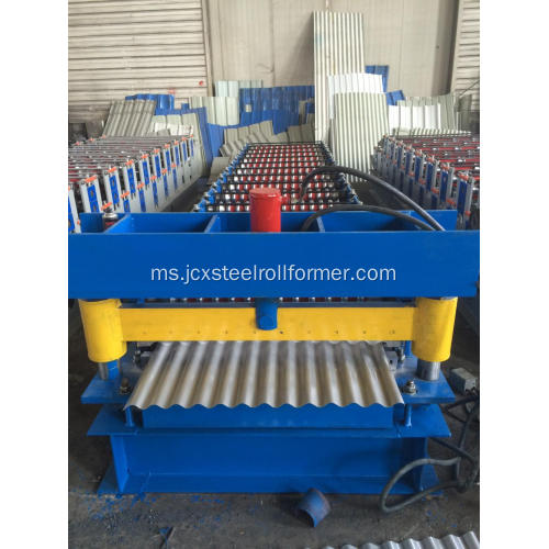 PPGI Steel Corrugated Roofing Roll Making Machine